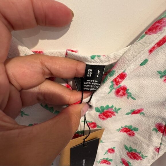 Vero Moda White Floral Mini Dress - Picture 3 of 6